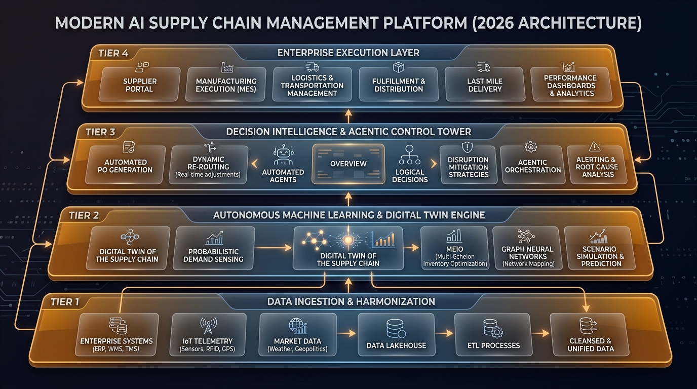 Modern AI Supply Chain Management Platform 2026 Architecture