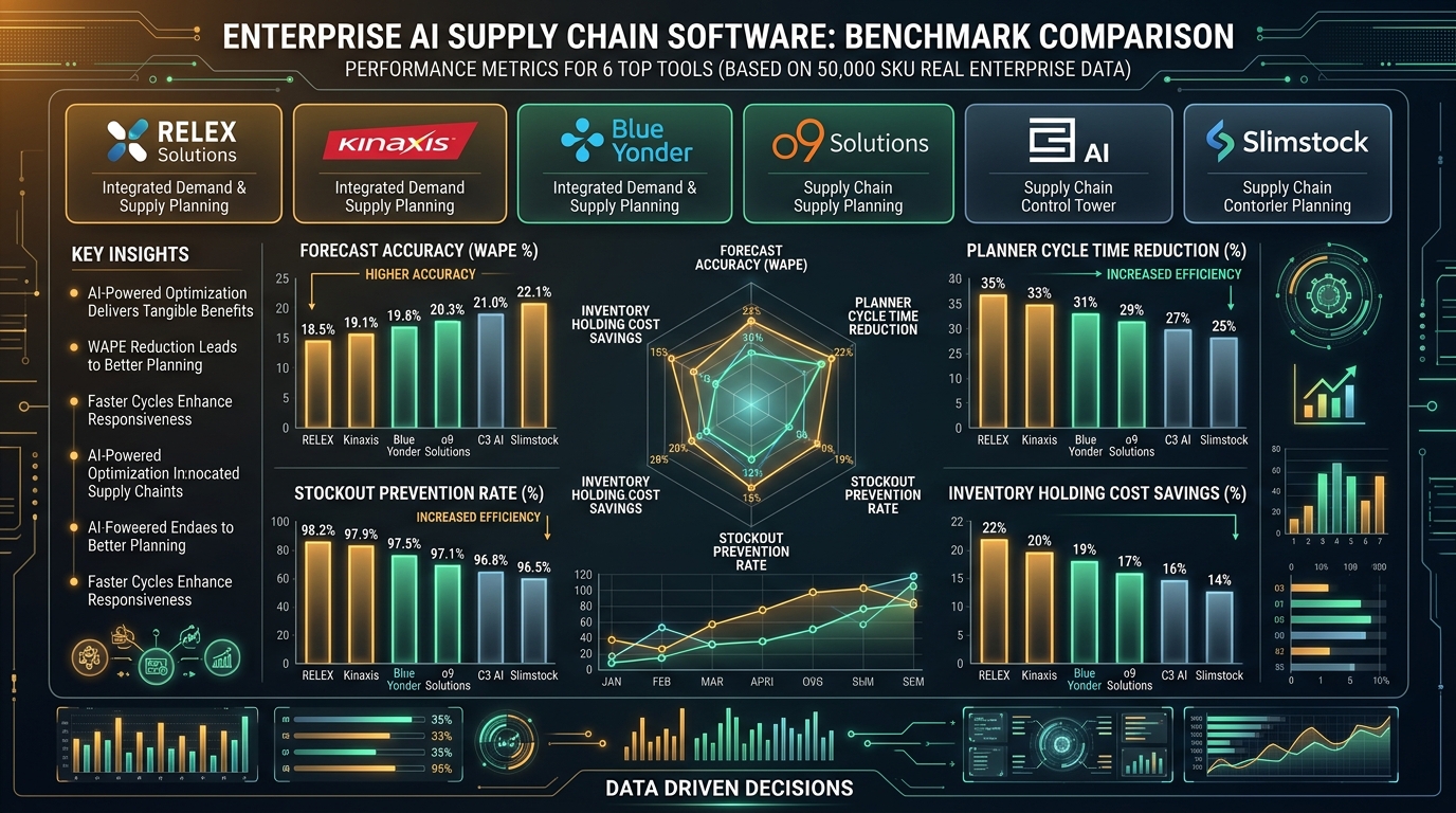 Enterprise AI Supply Chain Software Benchmark Comparison